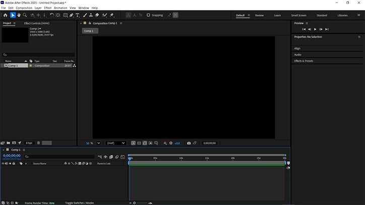 Adobe After Effects official website preview