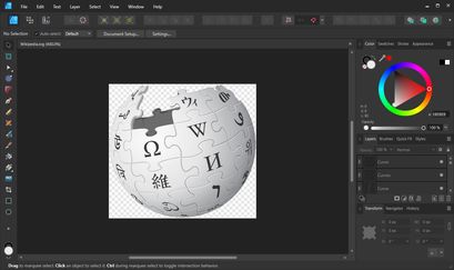 Affinity Designer interface preview 2