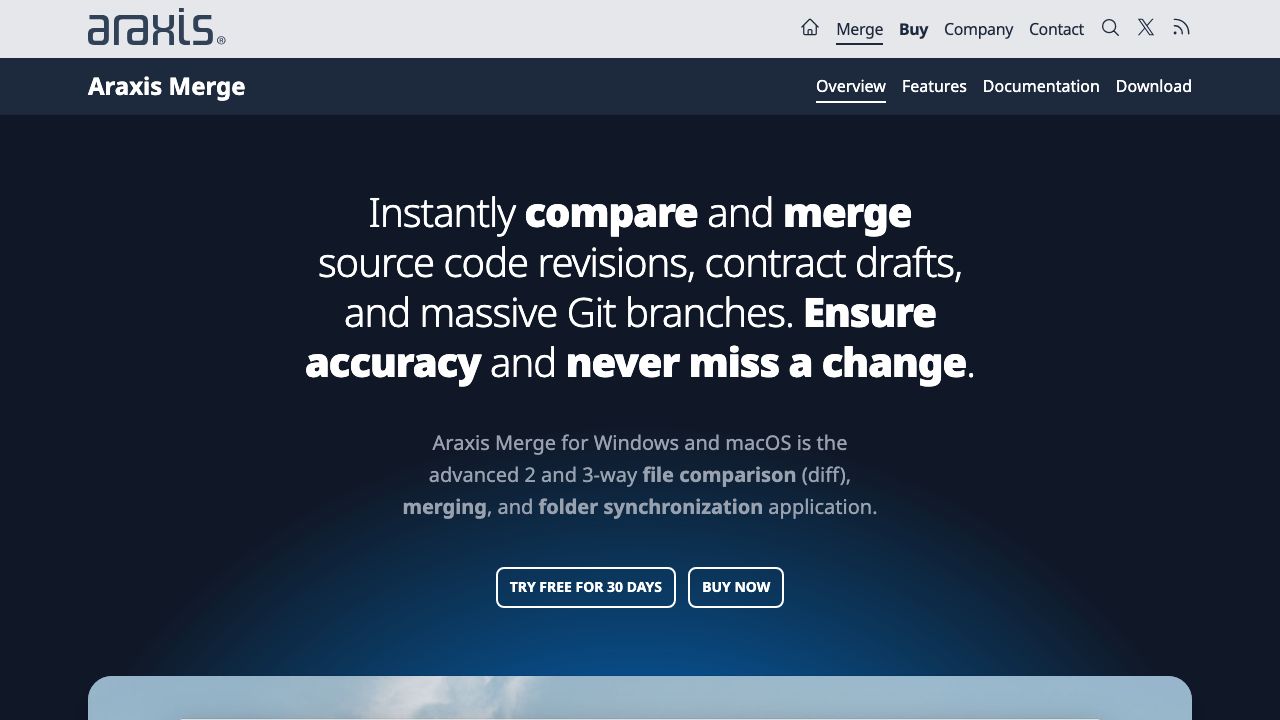 Araxis Merge official website preview