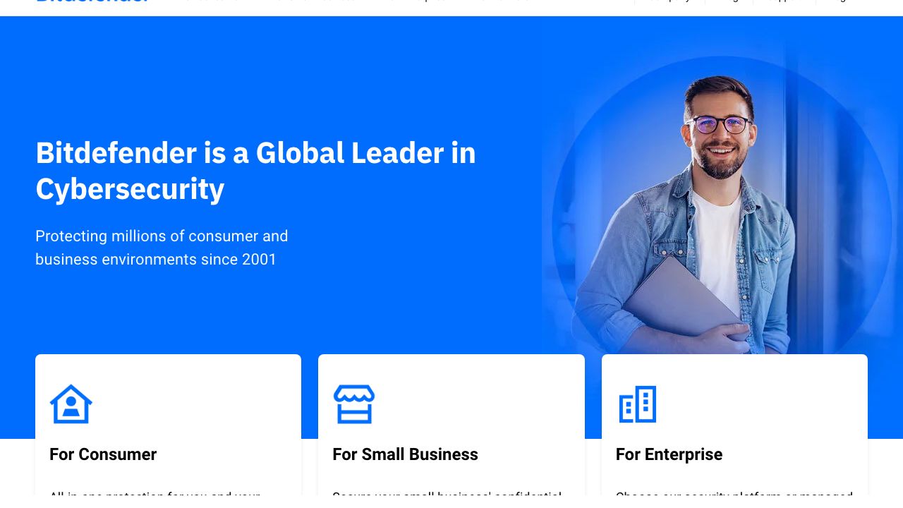 Bitdefender Free official website preview