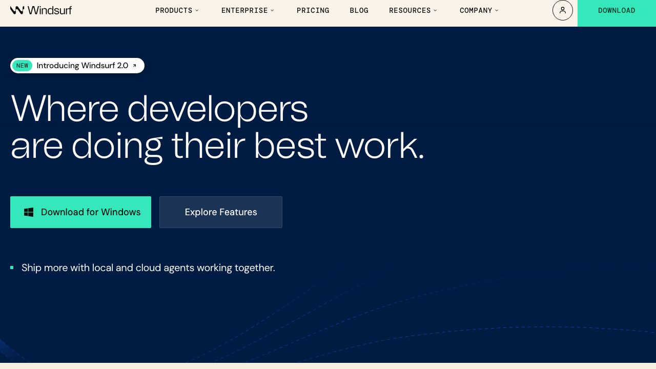 Codeium official website preview