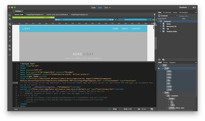 Dreamweaver official website preview