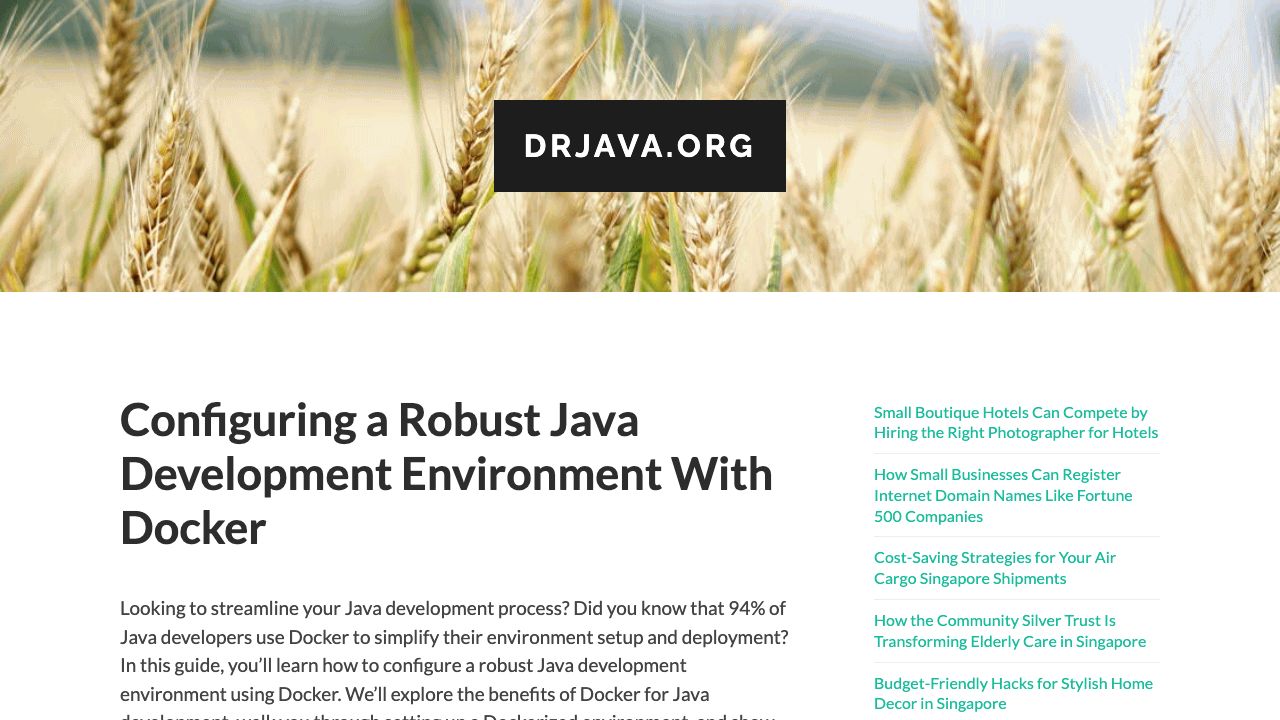 DrJava official website preview