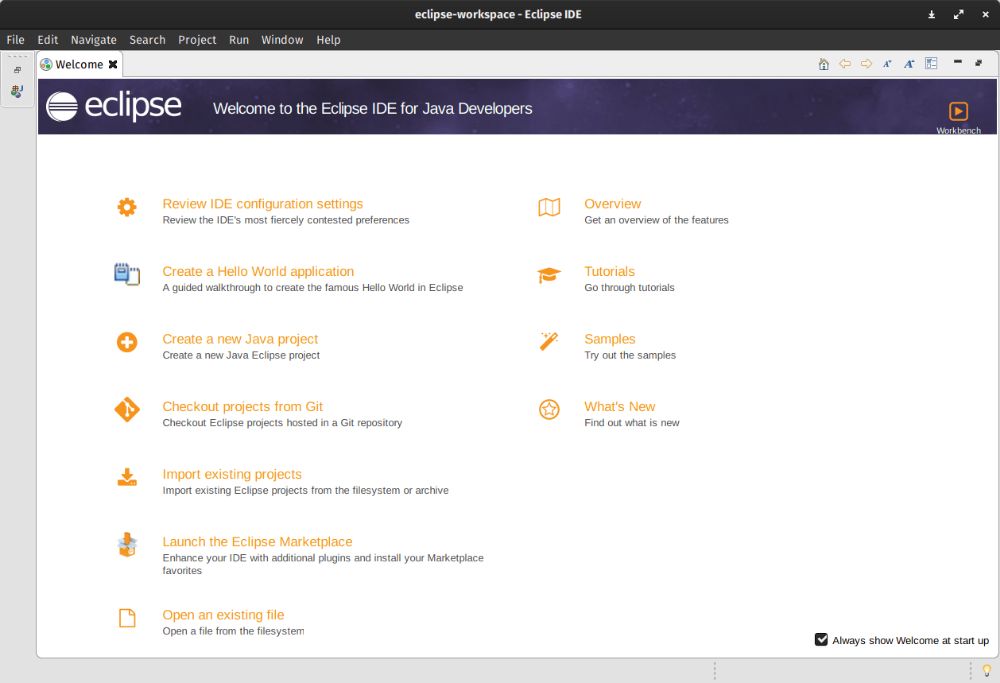 Eclipse IDE interface preview 1