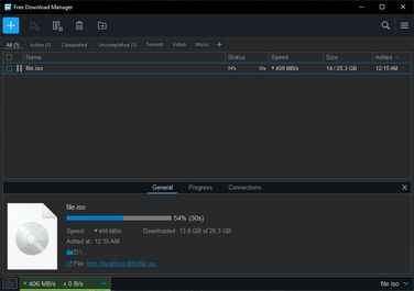 Free Download Manager interface preview 1