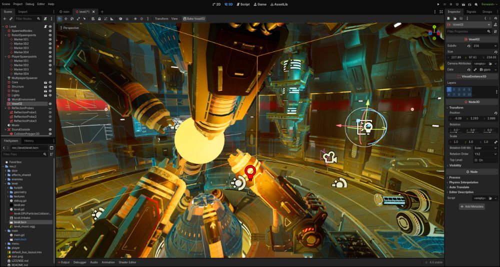 Godot Engine interface preview 2