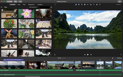 iMovie interface preview 1