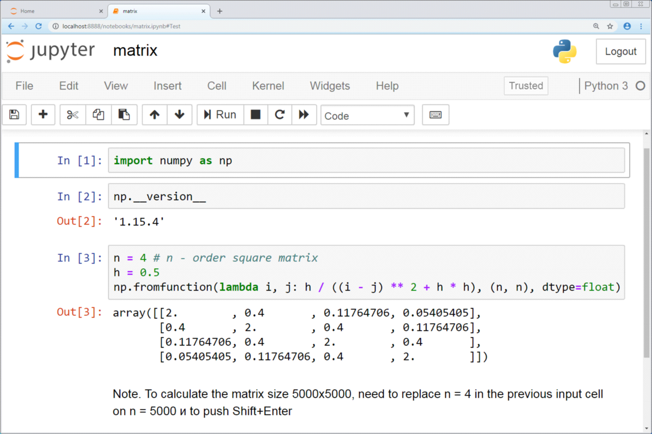 JupyterLab interface preview 2