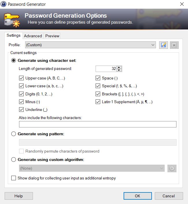 KeePass interface preview 4