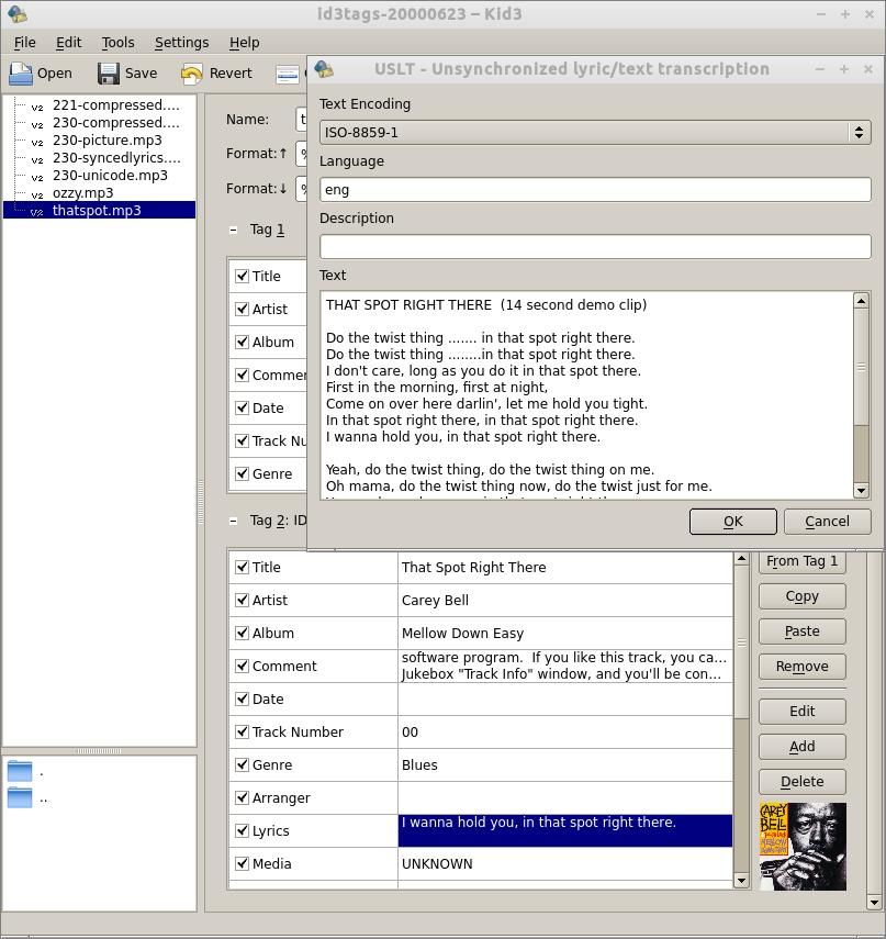 Kid3 interface preview 1