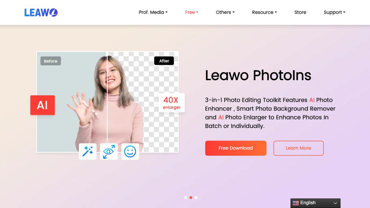 Leawo DVD Creator official website preview