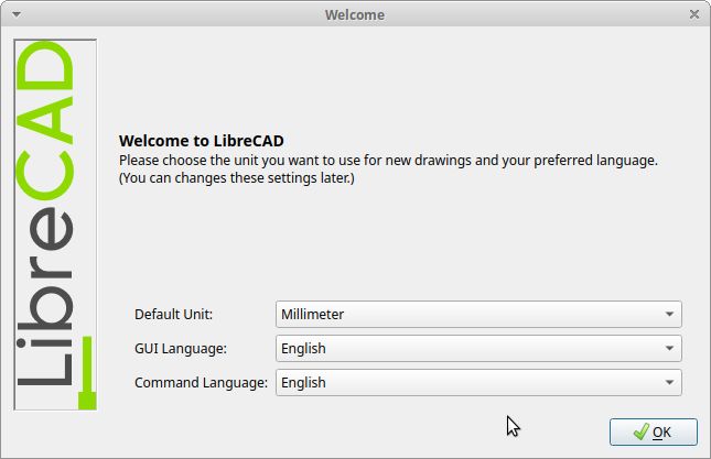 LibreCAD interface preview 4