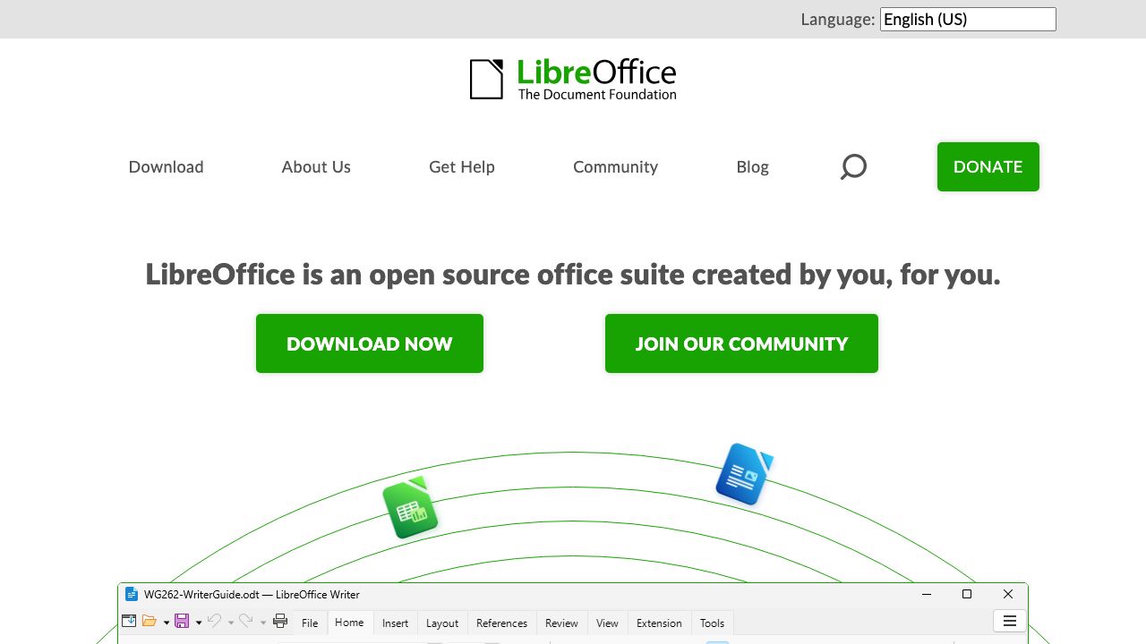 LibreOffice Impress official website preview