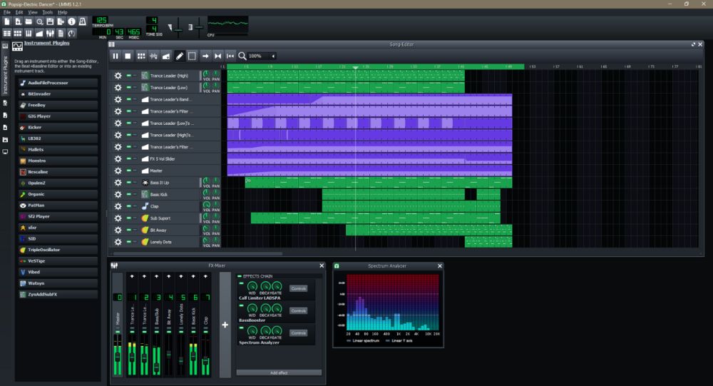 LMMS interface preview 2