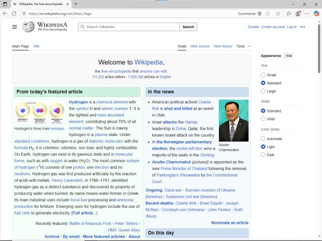Microsoft Edge Beta interface preview 2