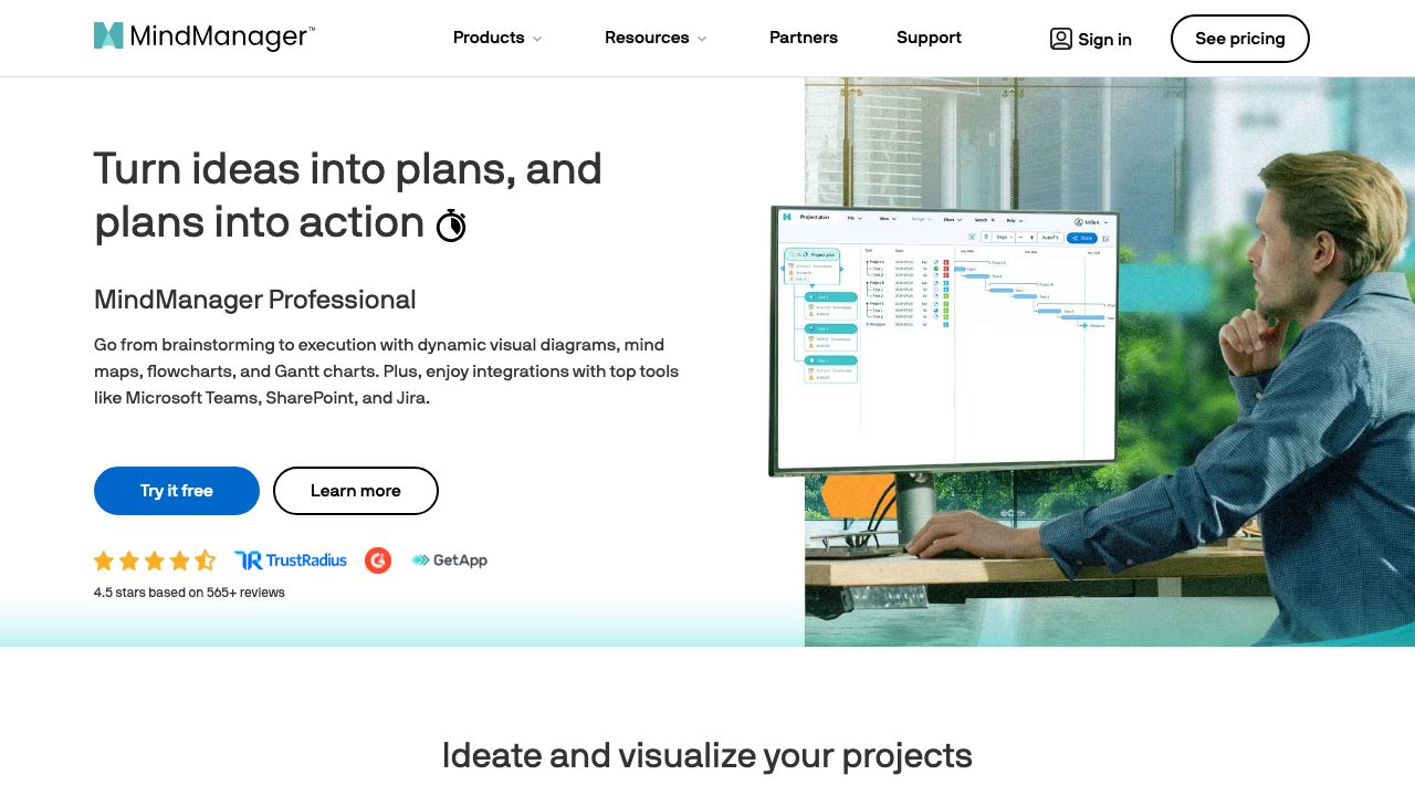 MindManager official website preview