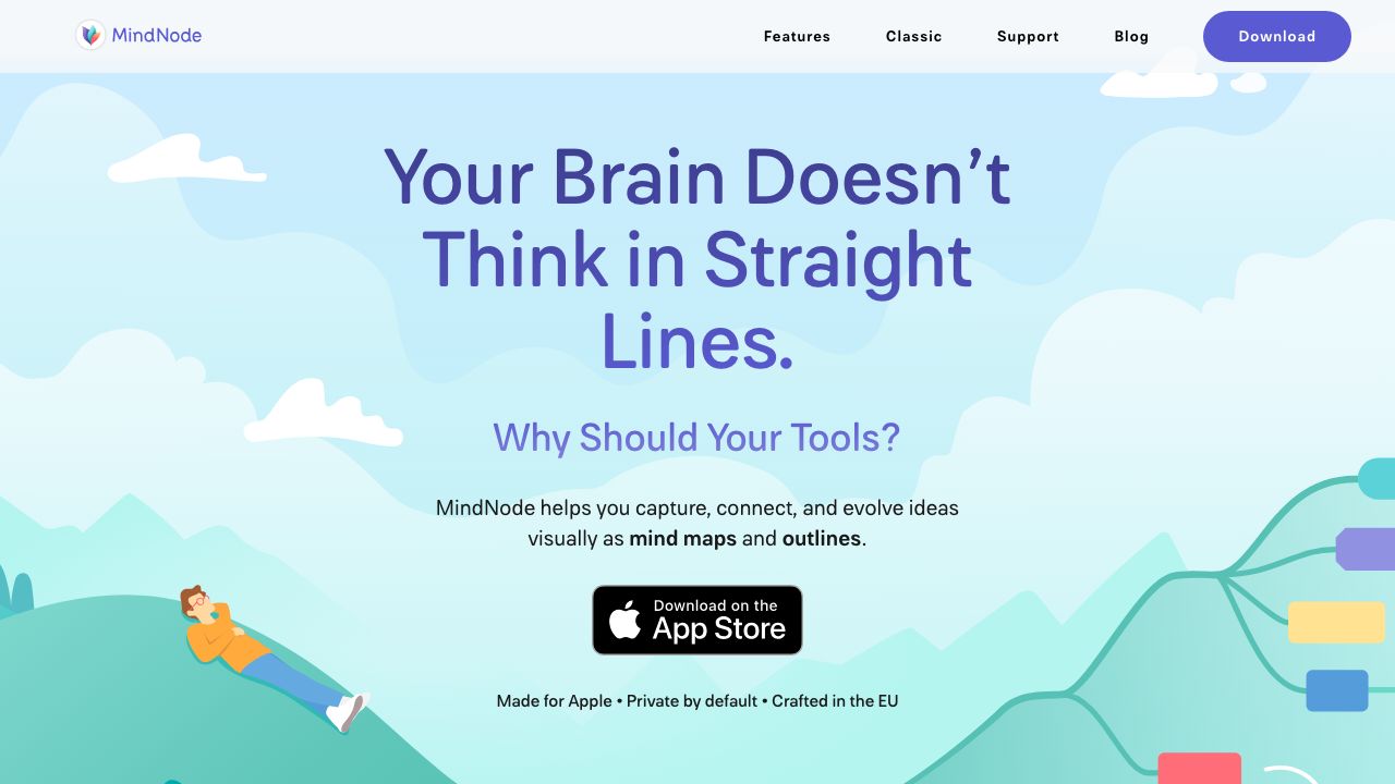 Mindnode official website preview