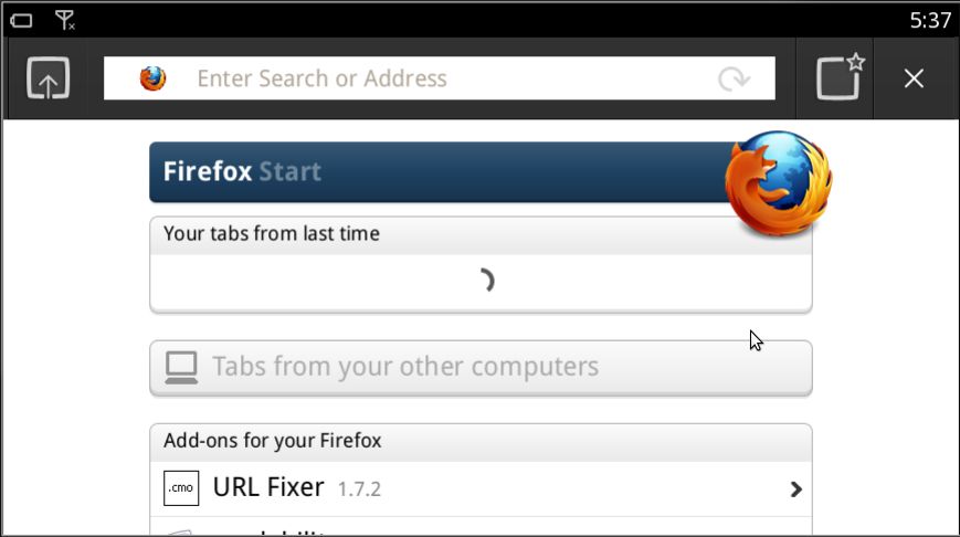 Mozilla Firefox ESR interface preview 2