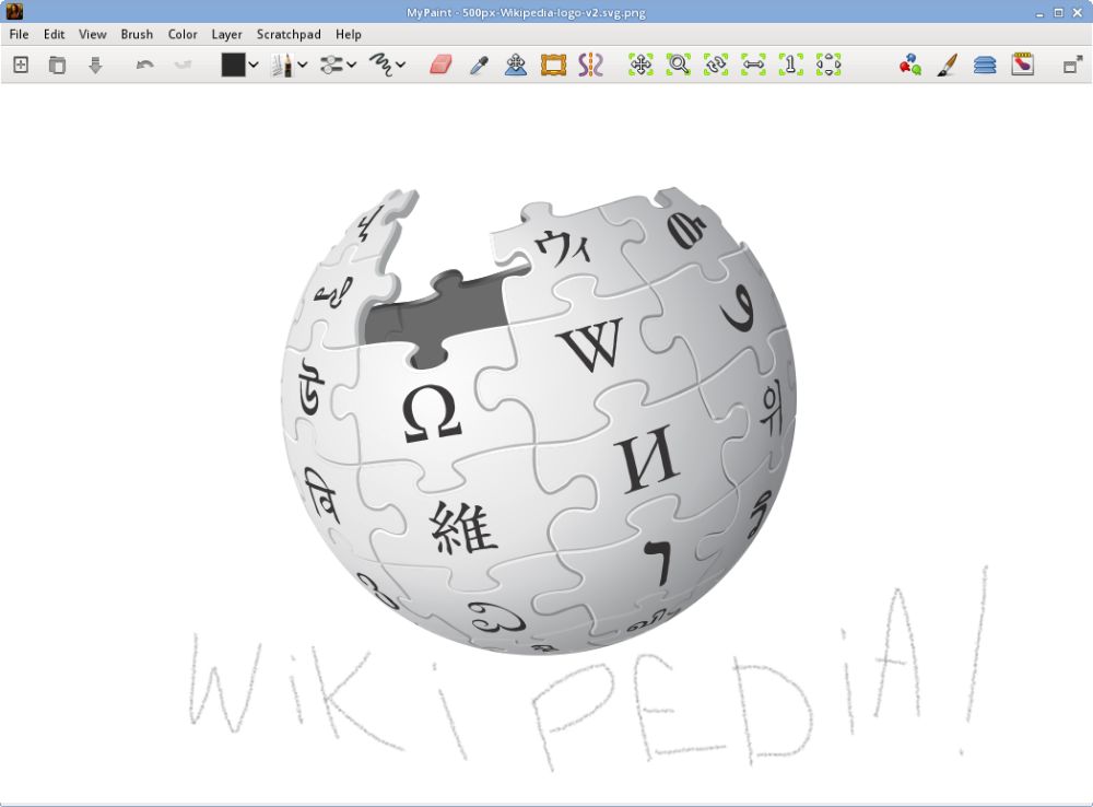 MyPaint interface preview 1
