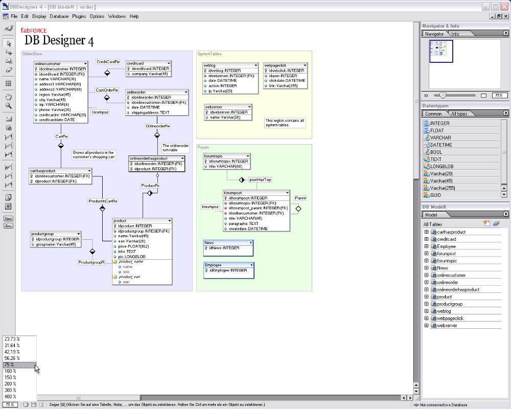 MySQL Workbench interface preview 1
