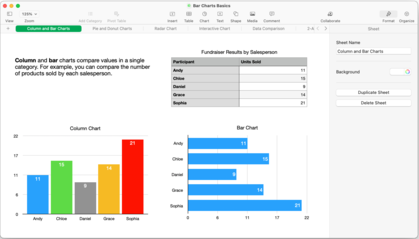Numbers interface preview 2