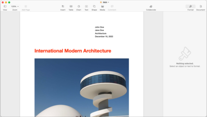 Pages interface preview 1