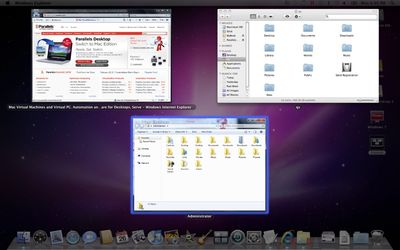 Parallels Desktop interface preview 2