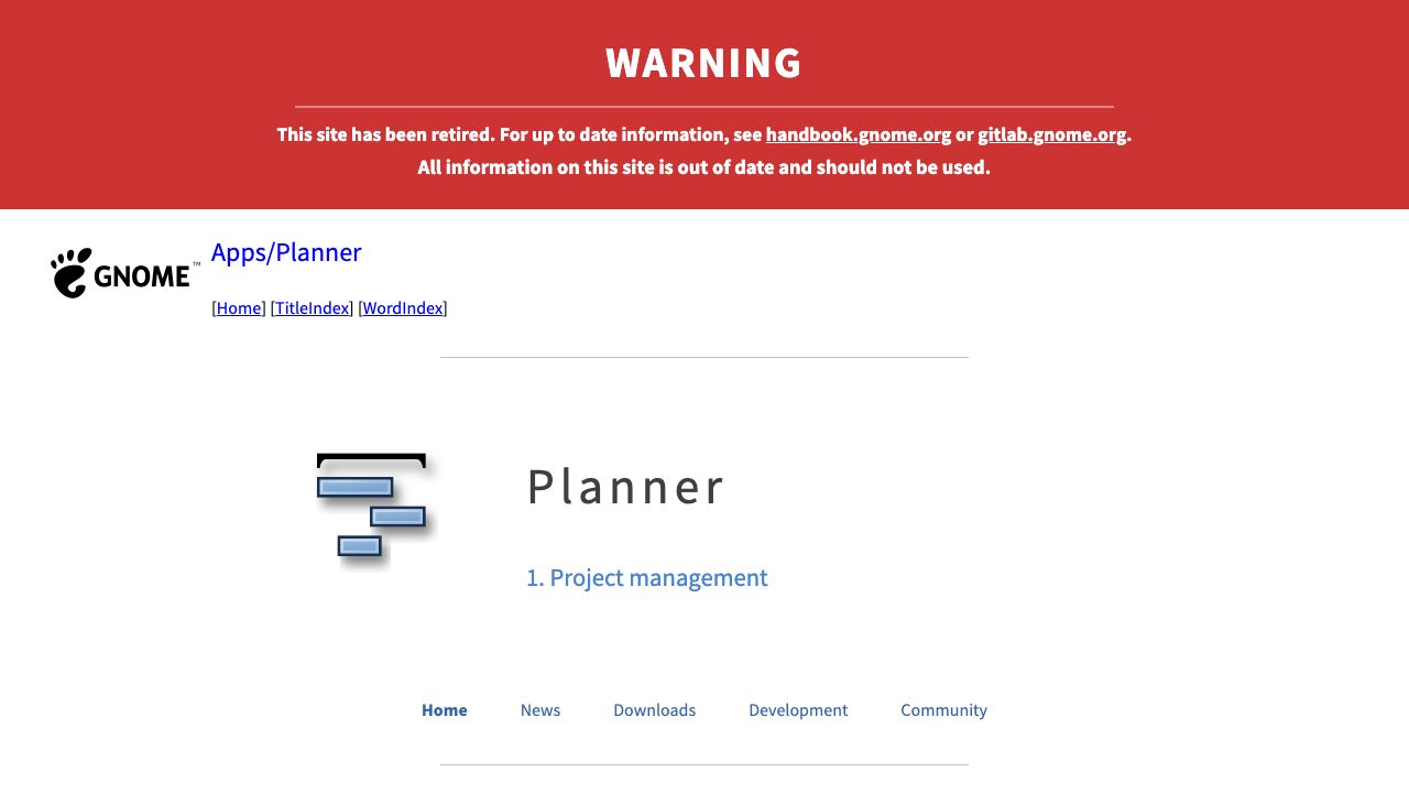 Planner official website preview
