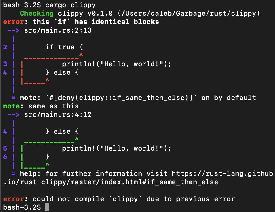 Rust Programming Language interface preview 1