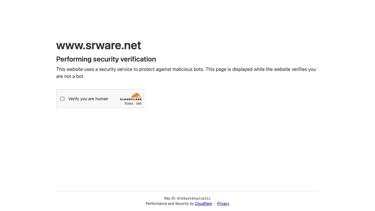 SRWare Iron official website preview