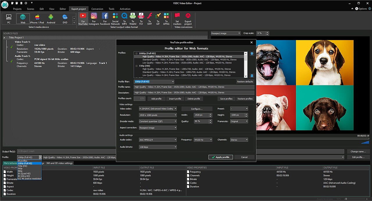 VSDC Free Video Editor interface preview 2