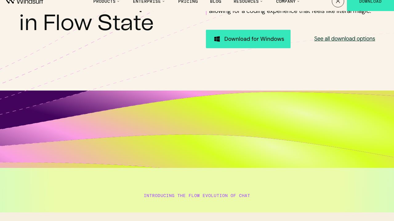 Windsurf official website preview