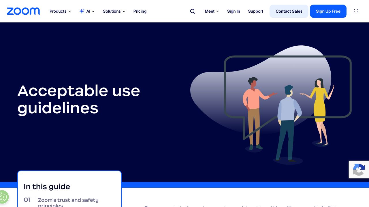 Zoom Video Conferencing official website preview