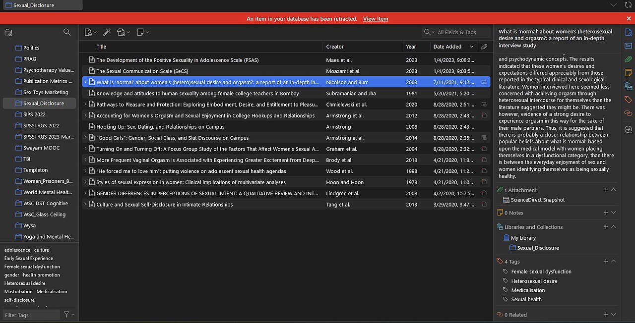 Zotero interface preview 2